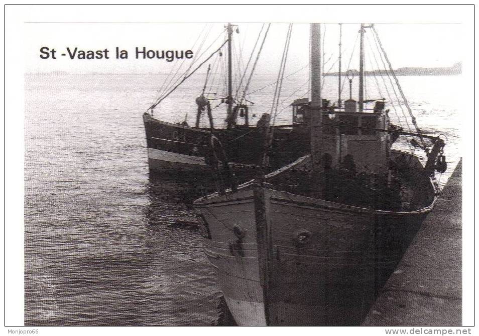 CPM De ST VAAST LA HOUGUE - Visvangst