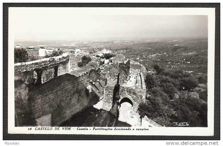 CASTELO DE VIDE (Portugal) - Castelo - Fortificaçoes Dominando A Campina - Portalegre