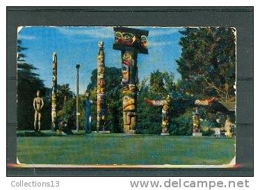 CANADA - Victoria, BC - Indian Totem Poles, Thunderbird Park - Sonstige & Ohne Zuordnung