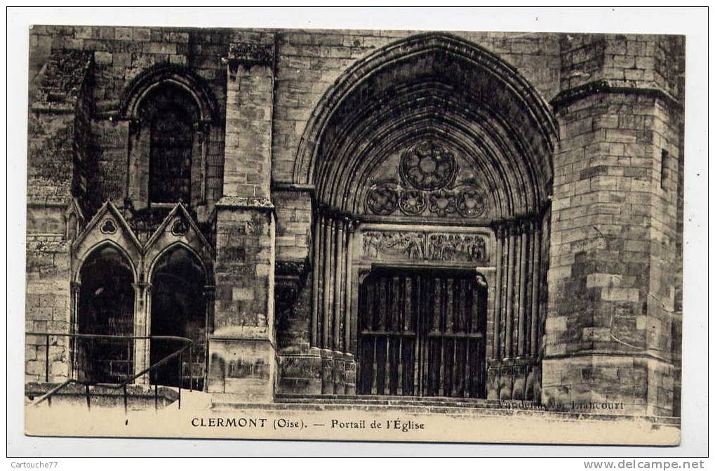 P5 - CLERMONT - Portail De L'église - Clermont