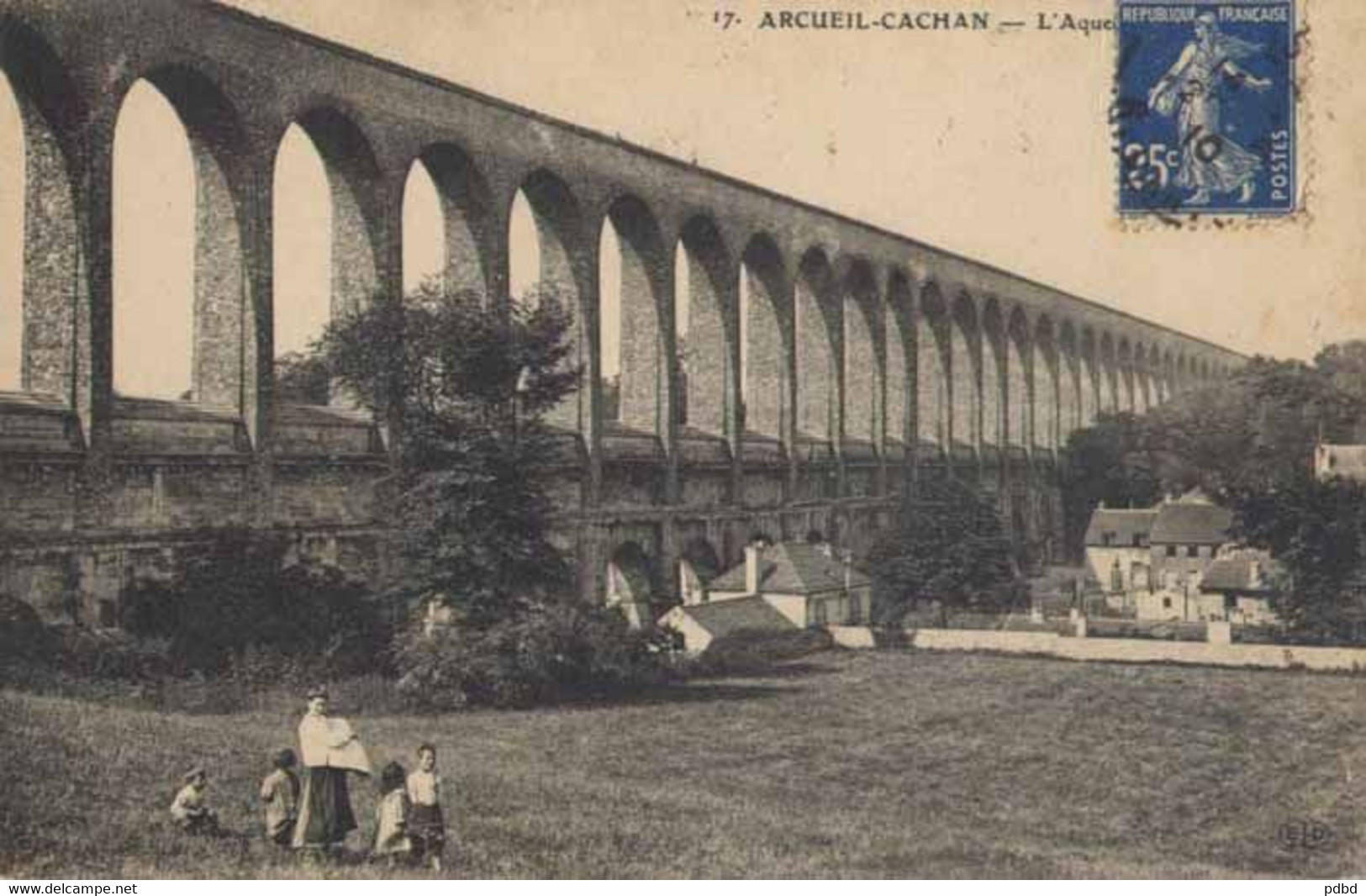 94 . ARCUEIL-CACHAN  . Aqueduc . - Arcueil