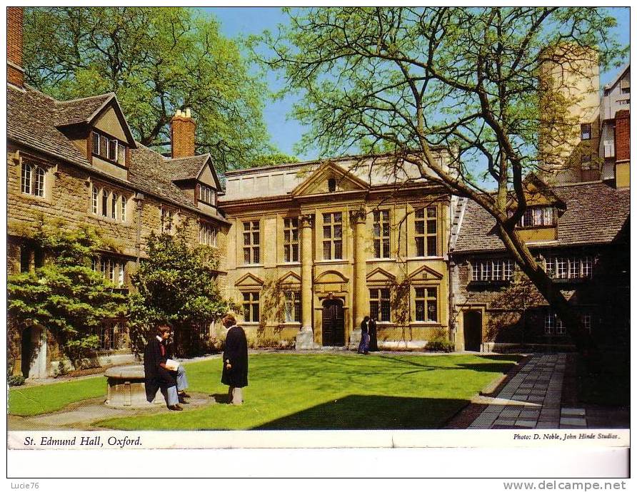 OXFORD -  ST EDMUND HALL - Oxford