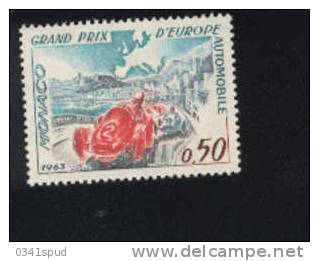 1963   Monaco Timbre ** Never Hinged  Grand Prix D'Europe Automobile - Automobile