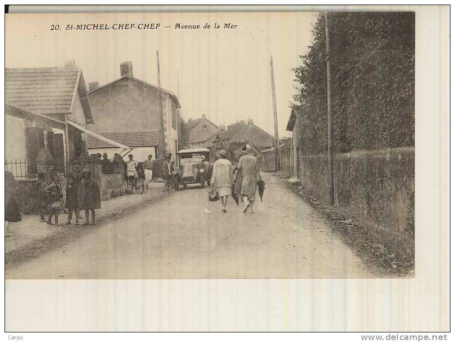 SAINT-MICHEL-CHEF-CHEF. - Avenue De La Mer. - Saint-Michel-Chef-Chef