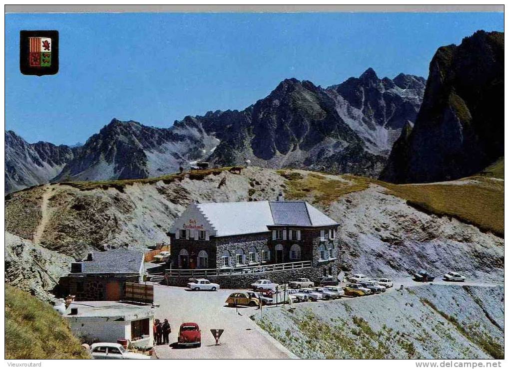 CPSM, RESTAURANT DU COL DU TOURMALET ET DEPART DE LA ROUTE A PEAGE DU PIC DU MIDI DE BIGORRE - Restaurants