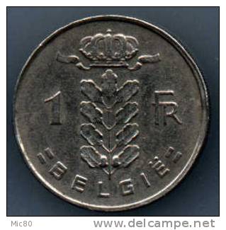 1 F Belgique 1957 Lég Flamande Ttb+ - 1 Franc