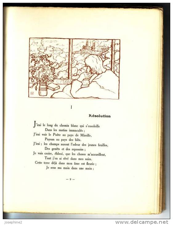 Le Pélerinage à Maillane - Emile Ripert -1924 Exemplaire N° 21 Illustrations De Solard - Autori Francesi