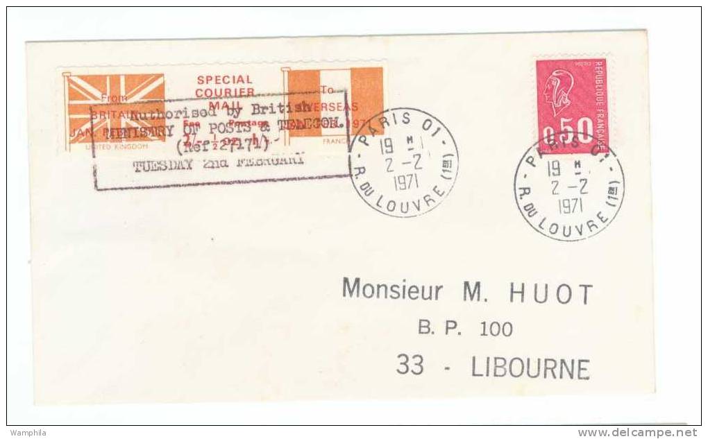 Letter With Special Stamp Because Strike - Zonder Classificatie