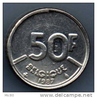 Belgique 50F 1987 Légende Française Sup - 50 Francs