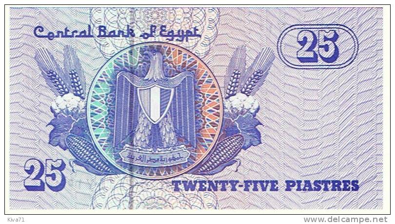 25 Piastres   "EGYPTE"      UNC    Bc23 - Egypt