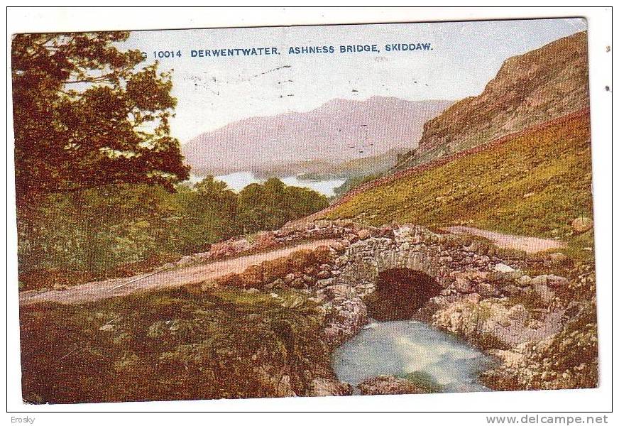 PGL - 0396 ENGLAND DERWENTWATER ASHNESS BRIDGE SKIDDAW 1950 - Autres & Non Classés