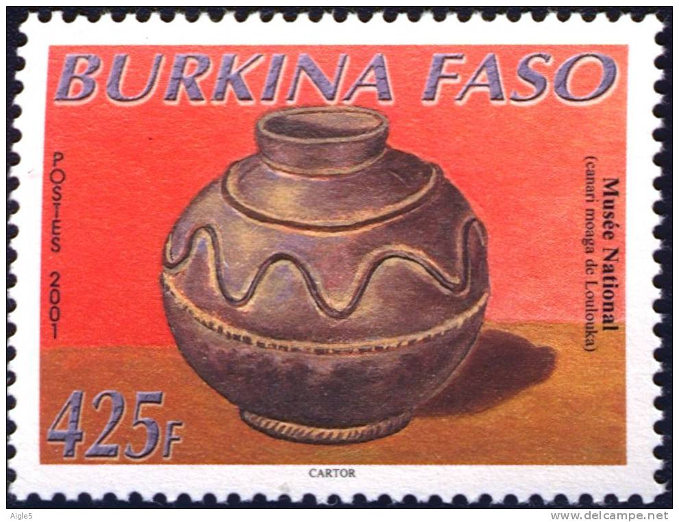 BURKINA FASO. N°1267 De 2001. Musée National. Canari Moaga De Loulouka - Burkina Faso (1984-...)
