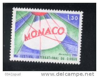 Monaco 8  Timbres  **  Never Hinged   Cirque Circus Circo - Cirque