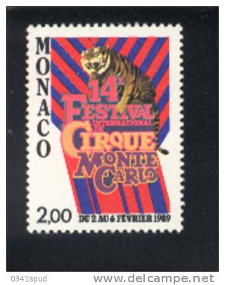 Monaco 8  Timbres  **  Never Hinged   Cirque Circus Circo - Circo