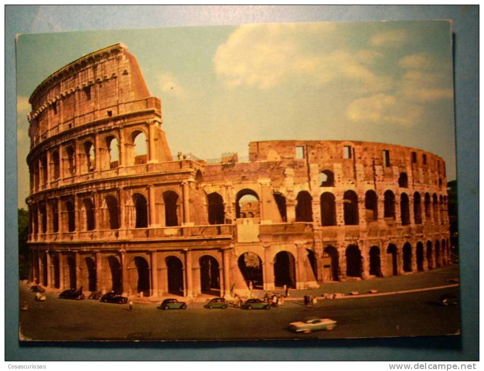 R.9301  LAZIO  ITALIA ITALY  ROMA ROME  ARCHAELOGY ARQUEOLOGIA  COLOSSEO COLISEO  AÑOS 60  MAS EN MI TIENDA - Colisée