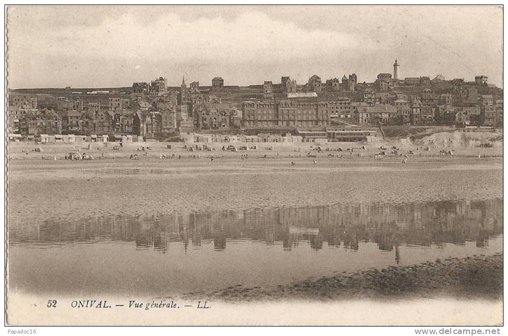 80 -  Onival - Vue Générale - LL 52 (circulée 1916) - [Woignarue] - Onival