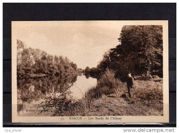 32 RISCLE Bords De L'Adour, Animée, Ed Lamarque ERA 10, 194? - Riscle