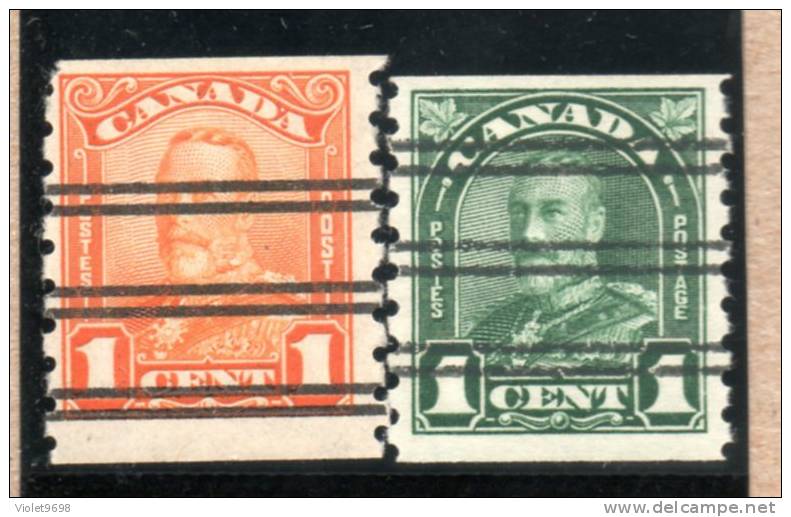 CANADA : TP N°  140a+141a ° - Used Stamps