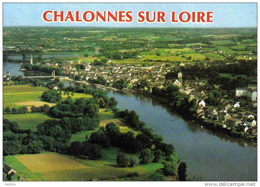 Carte Postale  49. Chalonnes-sur-Loire   Vue D'avion Trés Beau Plan - Chalonnes Sur Loire