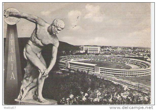 C245- ROMA - STADIO FLAMINIO- VIAGGIATA 1963- ITALY - ITALIE - ITALIEN - Stadien & Sportanlagen