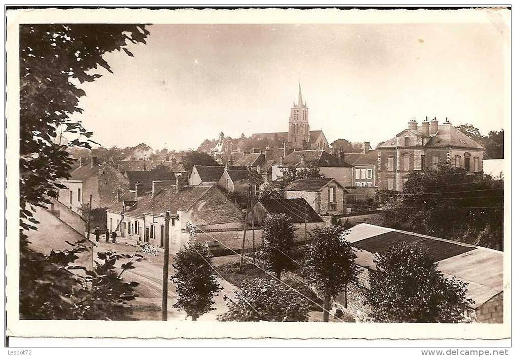 Cpsm, Lorrez-le-Bocage (S.-et-M.), Vue Générale, Animée - Lorrez Le Bocage Preaux