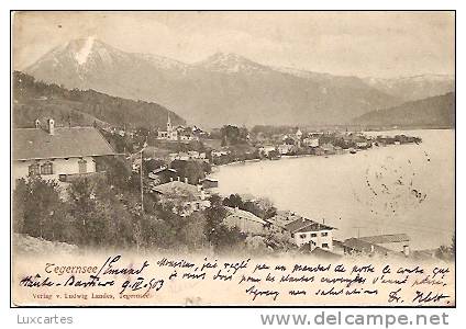 TEGERNSEE .   /   LUDWIG LANDES. - Tegernsee