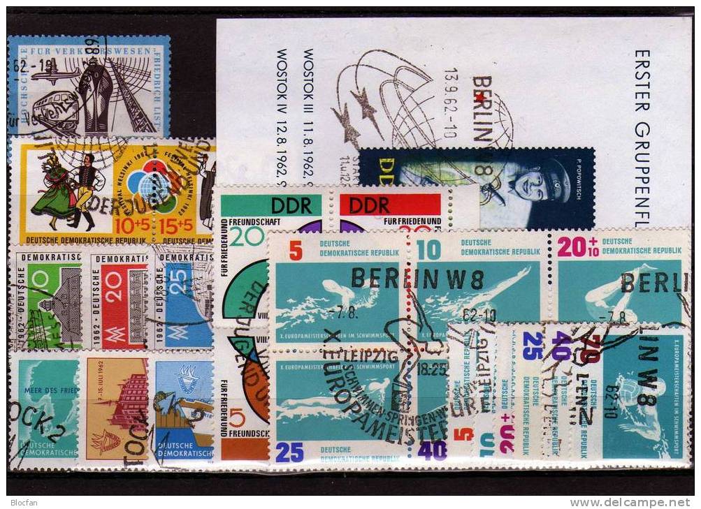 DDR O Jahrgang 1962 869/2-926/3 Naturschutz Bis Kosmos 22 Ausgaben 195€ - Colecciones (en álbumes)