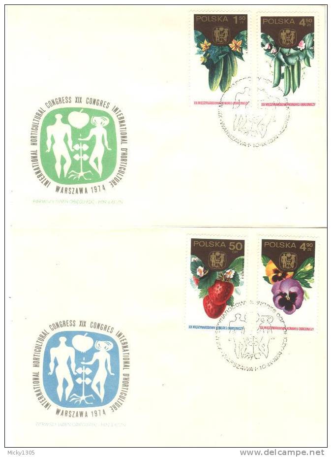 Polen / FDC - Mi-Nr 2329/2336 (P101) - Groenten