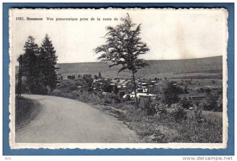 STOUMONT - Vue Panoramique Prise De La Route De SPA - Stoumont