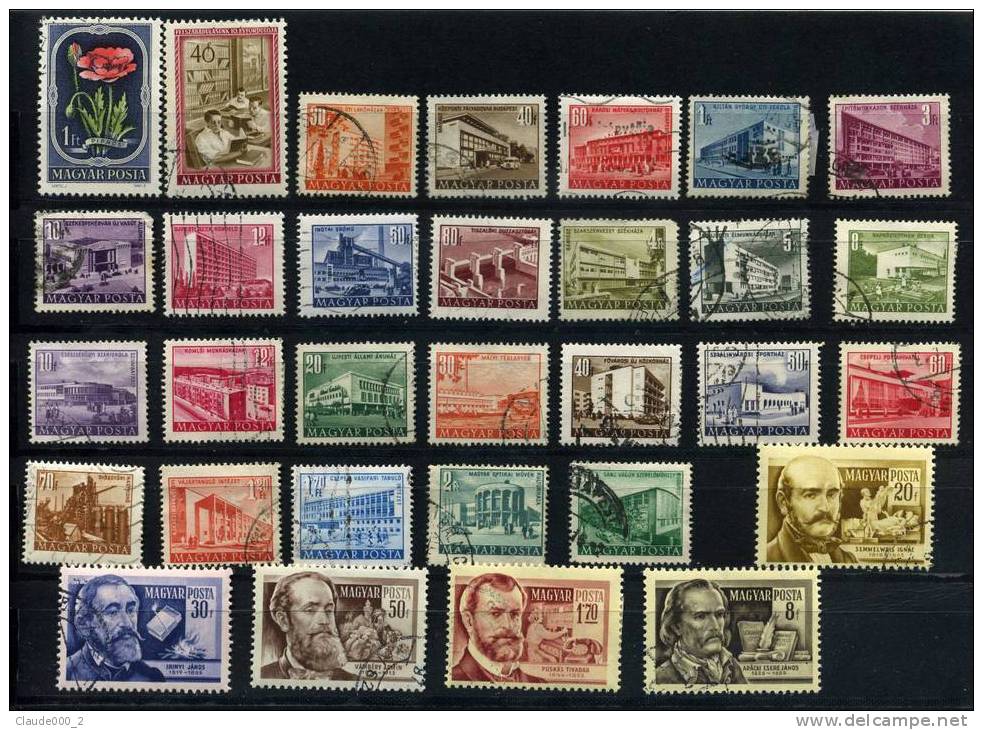 HONGRIE  Lot N° 10 TIMBRES AVEC  CHARNIERES - Sammlungen