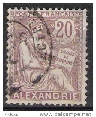 ALEXANDRIE Bureau Francais 1902 N°26 @ Affaire 25% Cote - Autres & Non Classés