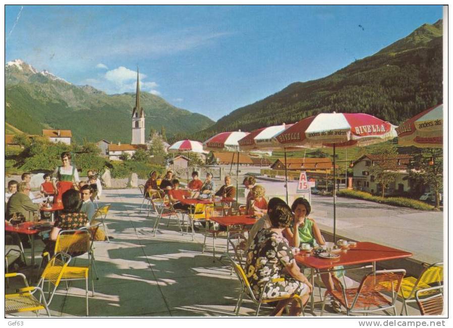 Hotel Cresta - Savognin An Der Julier-Route - Terrasse Mit Blick Gegen Piz D'Err - Savognin