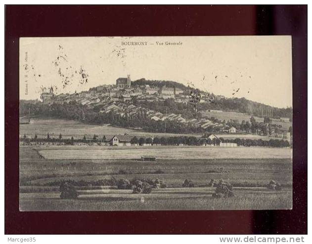 Bourmont Vue Générale édit.A.H. Gare ?chemin De Fer   Belle Carte - Bourmont