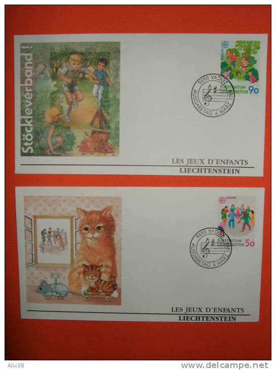 EUROPA 1989. 3 ENVELOPPES 1er Jour ( Autriche Et Liechtenstein ) - 1989