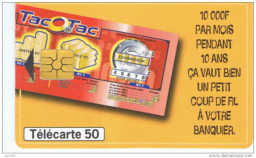 TELECARTE F 952 970 TAC O TAC - TELE - 1999