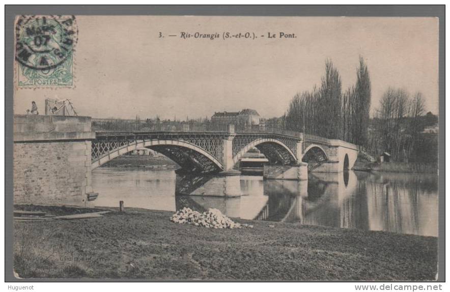 B - CARTE POSTALE - 91 - RIS ORANGIS - LE PONT - - Ris Orangis