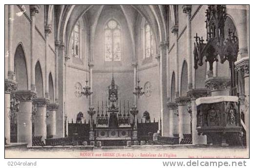 Rosny Sur Seine - Intérieur De L' Eglise - Rosny Sur Seine