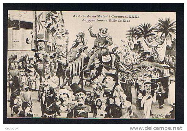 Early Postcard Arrivee De Sa Majeste Carnaval XXXI Dans Sa Bonne Ville De Nice France - Ref 263 - Karneval - Fasching