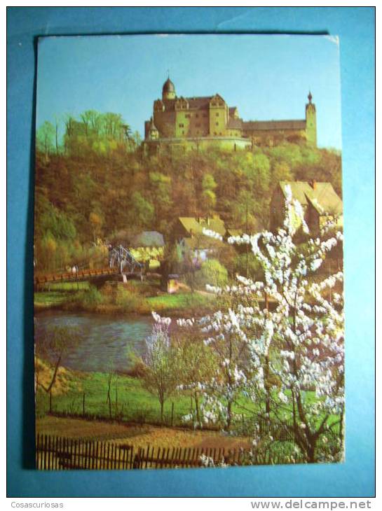 R.672 ALEMANIA GERMANY DEUTSCHLAND SAJONIA ROCHLITZ ROCHSBURG BLICK ZUR BURG AÑOS 60/70 CIRCULADA MAS EN MI TIENDA - Rochlitz