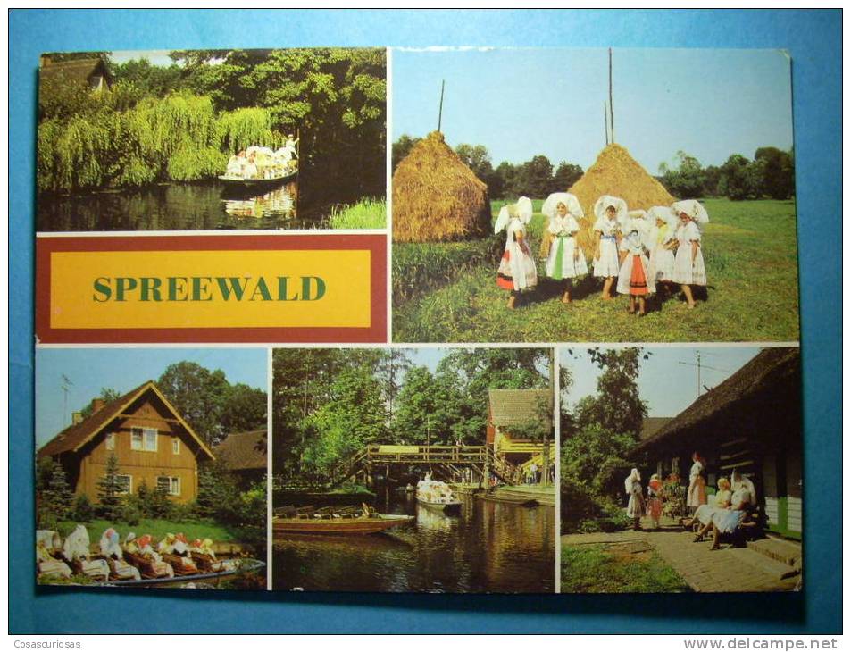 R.673 ALEMANIA GERMANY DEUTSCHLAND BRANDEMBURGO LUEBBEN SPREEWALD BLOTA AÑOS 60/70 CIRCULADA MAS EN MI TIENDA - Lübben (Spreewald)