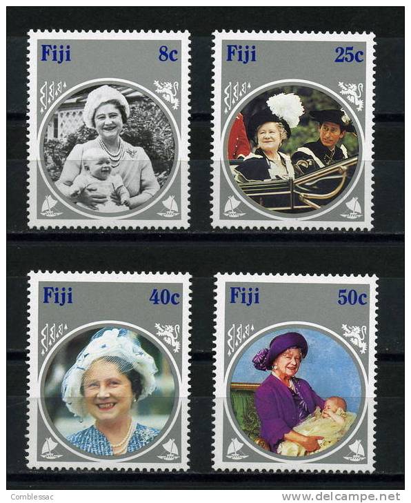 FIJI     1985  Life And Times Of QE The Queen Mother - Fidji (1970-...)