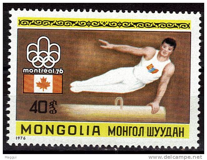 MONGOLIE   N° 835  **  Jo 1976  Gymnastique Arcon - Gymnastics