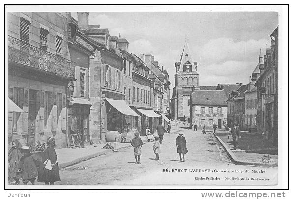 23 // BENEVENT L ABBAYE, Rue Du Marché, ANIMEE ** - Benevent L'Abbaye