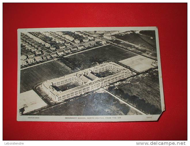 CPSM ANGLETERRE -VUE AERIENNE-SECONDARY SCHOOL,NORTH EATON,FROM THE AIR-AEROFIMS SERIES - Newcastle-upon-Tyne