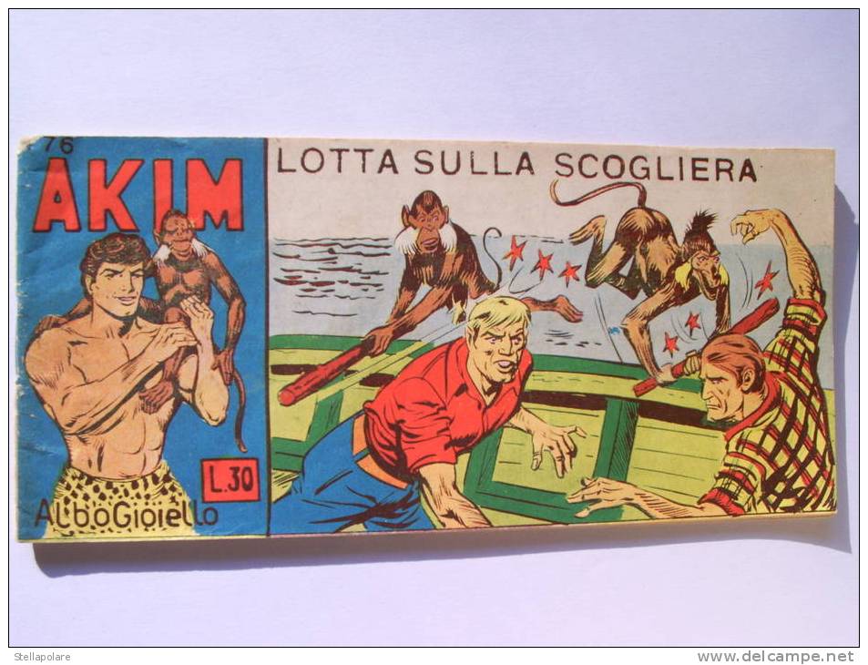 AKIM STRISCIA FASCIA PIU´ RARA. N. 776 - "LOTTA SULLA SCOGLIERA" - 1966 - Classiques 1930/50