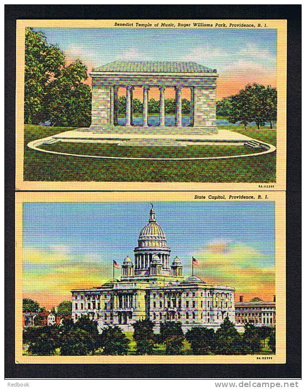 7 Early Postcards Rhode Island USA - Ref 271 - Sonstige & Ohne Zuordnung