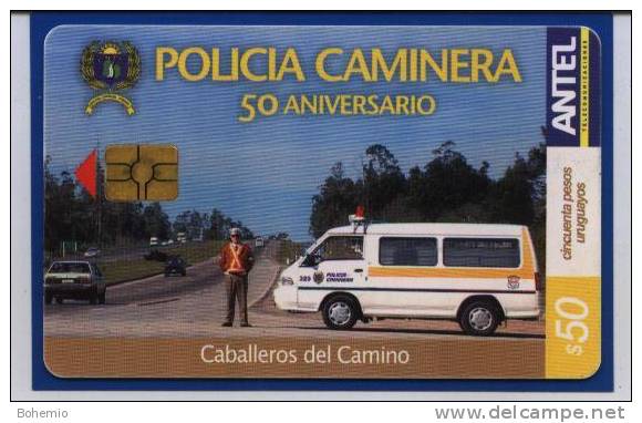 Uruguay TC350a -Policia Caminera 50 Aniversario- - Uruguay