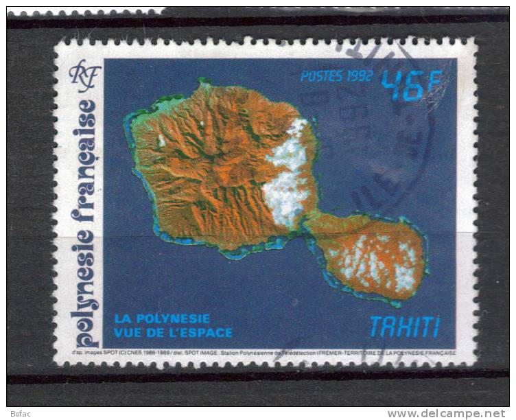 405  OB  POLYNESIE   Y  &  T  "vue De L´zspace"  37/13 - Used Stamps