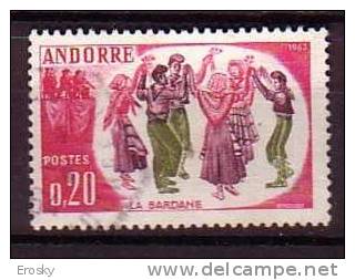 K2179 - ANDORRE FR. Yv N°166 DANSE - Used Stamps
