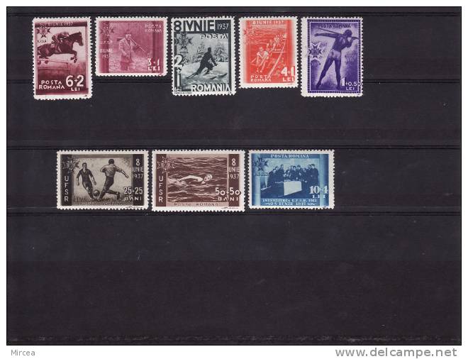 C665 - Roumanie 1937 - Yv.no.515/2 Neufs** - Neufs